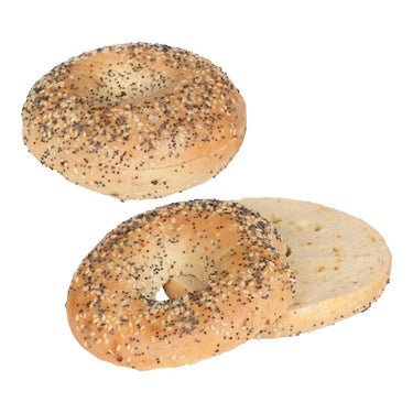 Image of COM: Bagel Everything 3.5 oz. Sliced - 50 x 3.5 Ounces